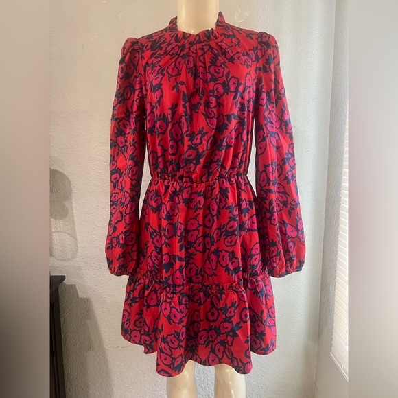 SUGAR-LIPS Mira Mar Floral Balloon Sleeve Dress M style number STD12970A - Picture 10 of 15